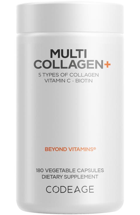 Multi Collagen+, Vit C, Biotin 5000mcg Supplement
