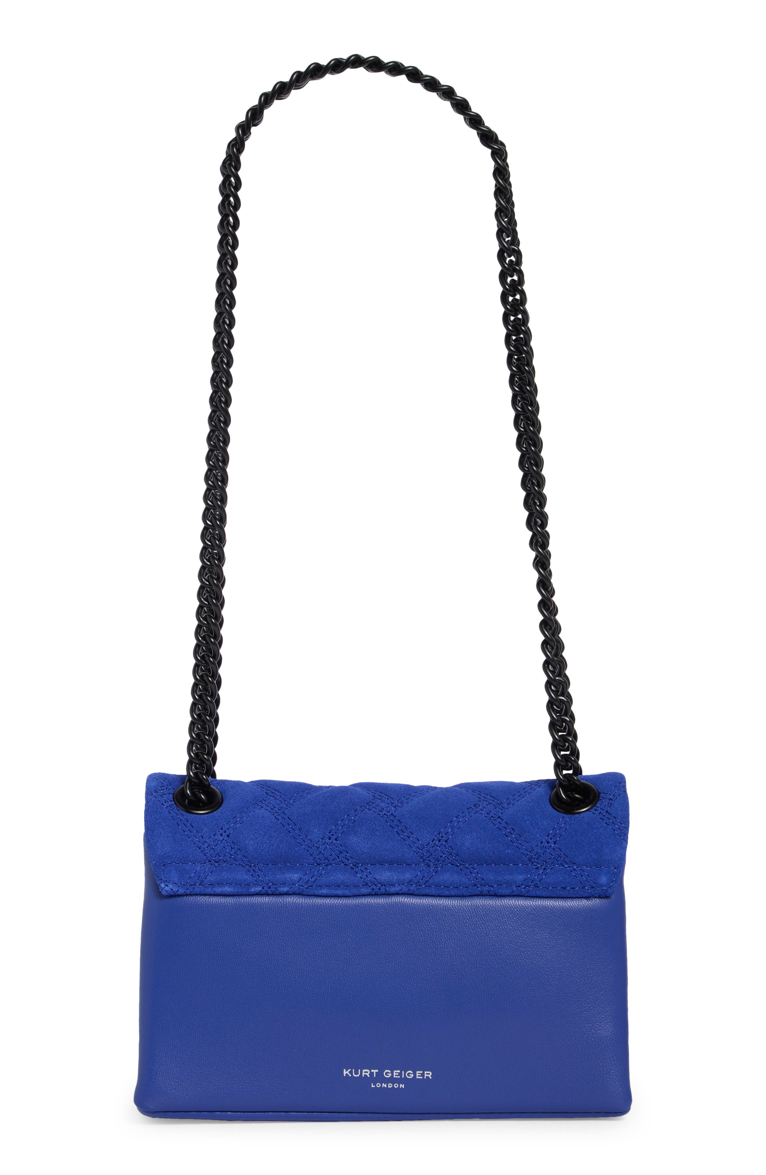 Kurt Geiger London Mini Kensington Convertible Shoulder Bag, Alternate, color, Blue