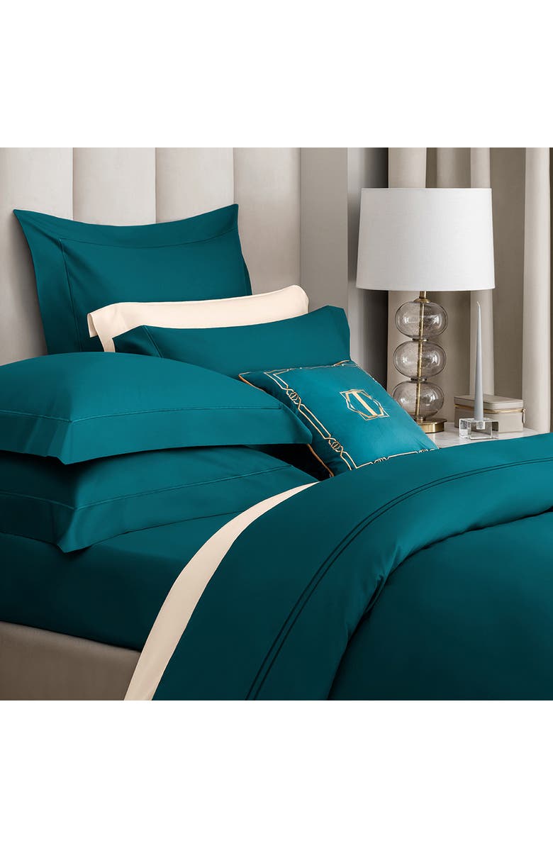 Togas Rhapsody Duvet Cover, Alternate, color, Blue-Green
