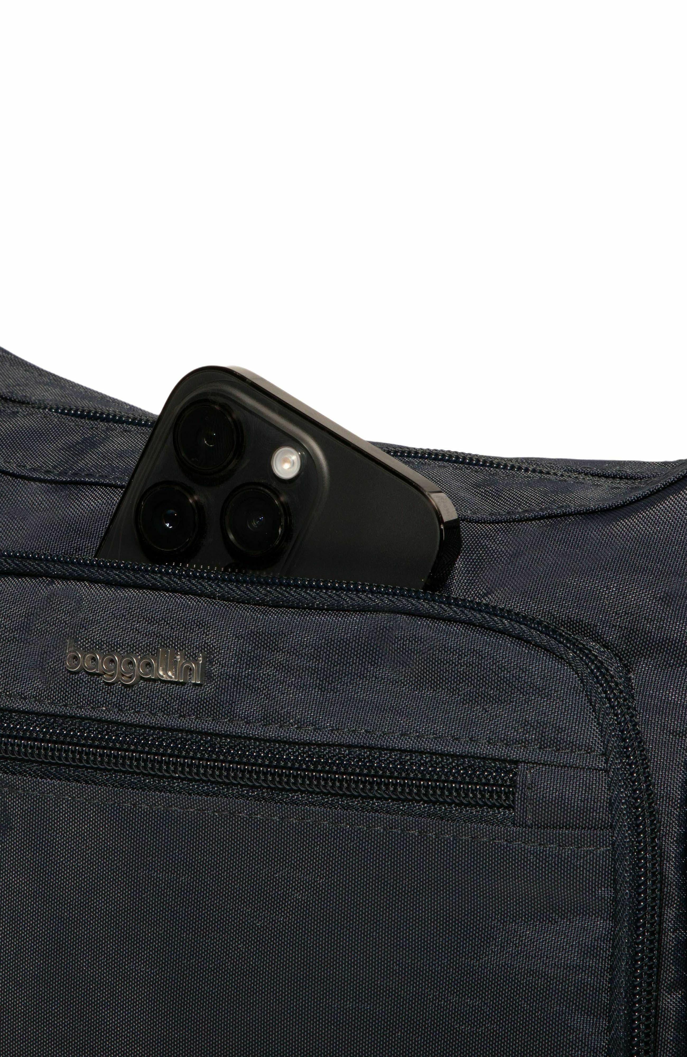 BAGGALLINI Crosstown Hobo Crossbody Bag, Alternate, color, French Navy