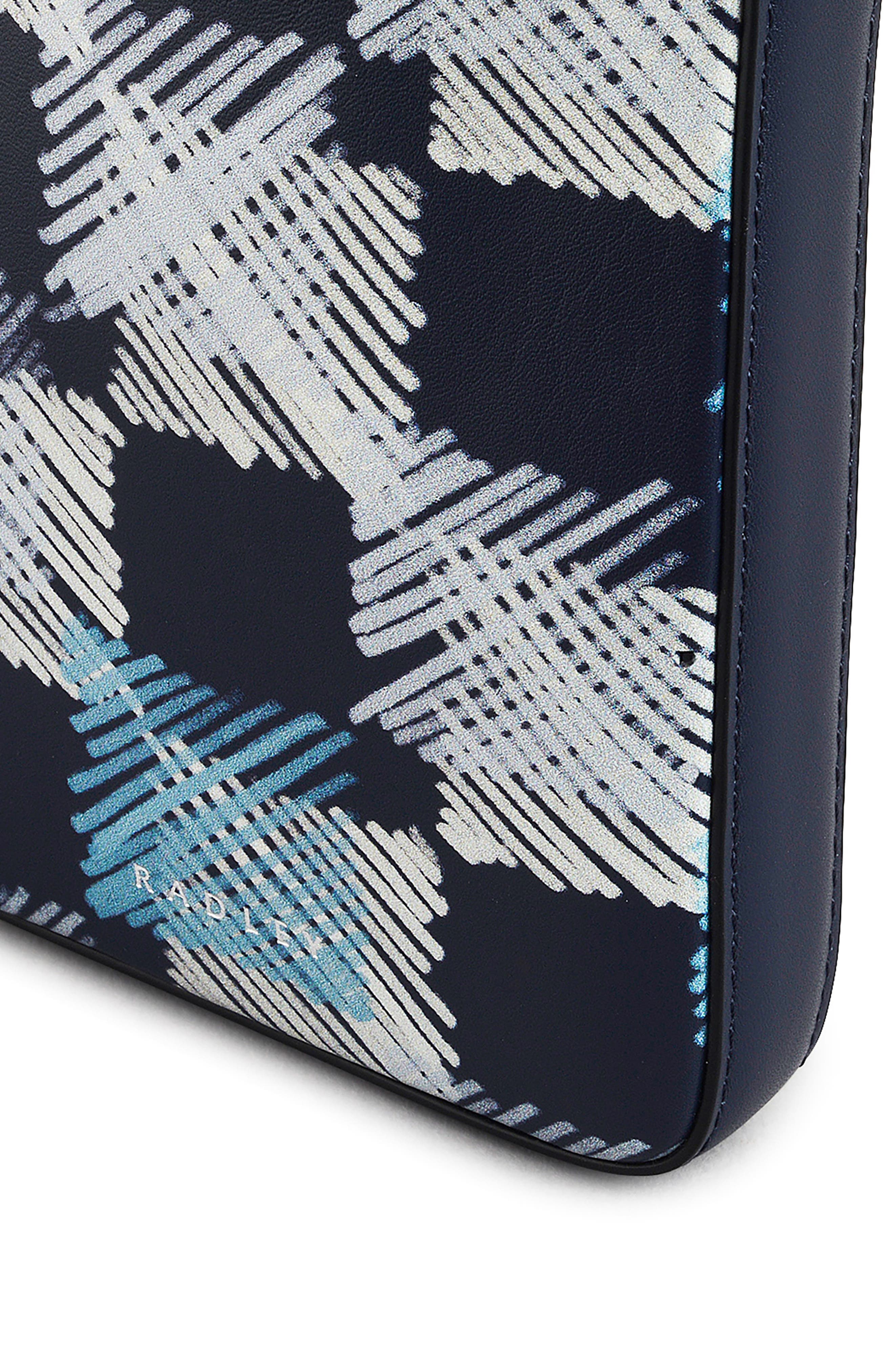 Radley Check Me Out Medium Phone Crossbody Bag, Alternate, color, Ink