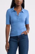 Caslon® Ribbed Polo
