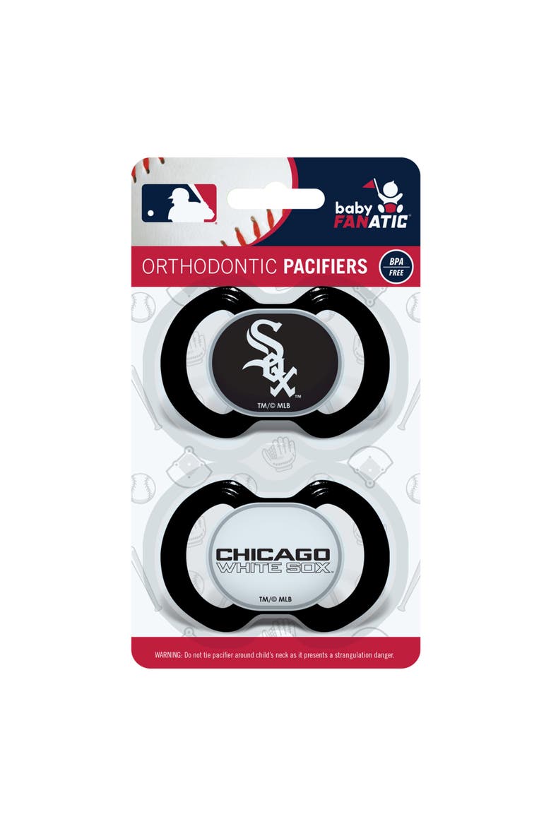Chicago White Sox Pacifier 2-Pack, Alternate, color, Multicolor
