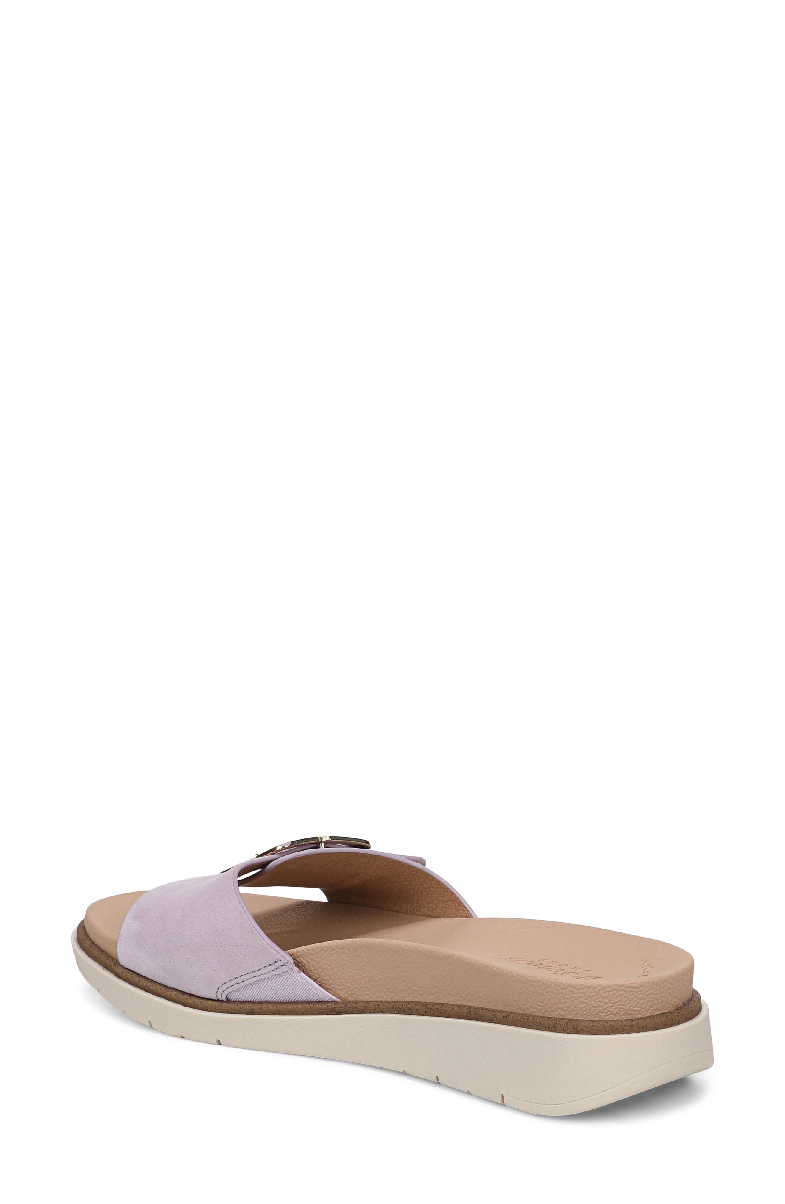 Paradis Buckle Slide Sandal, Alternate, color, LAVENDAR