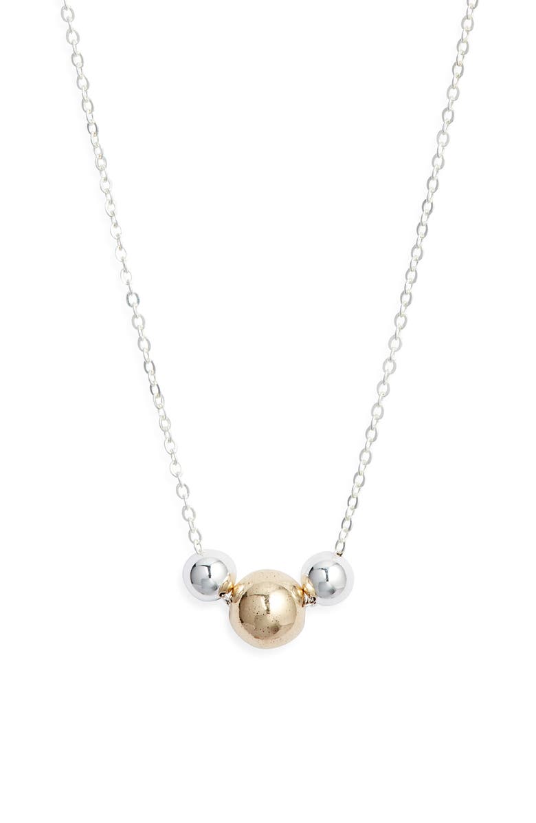 Set & Stones Hudson Necklace, Main, color, Silver