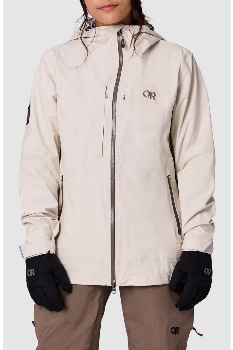Carbide Waterproof Jacket, Main, color, OYSTER