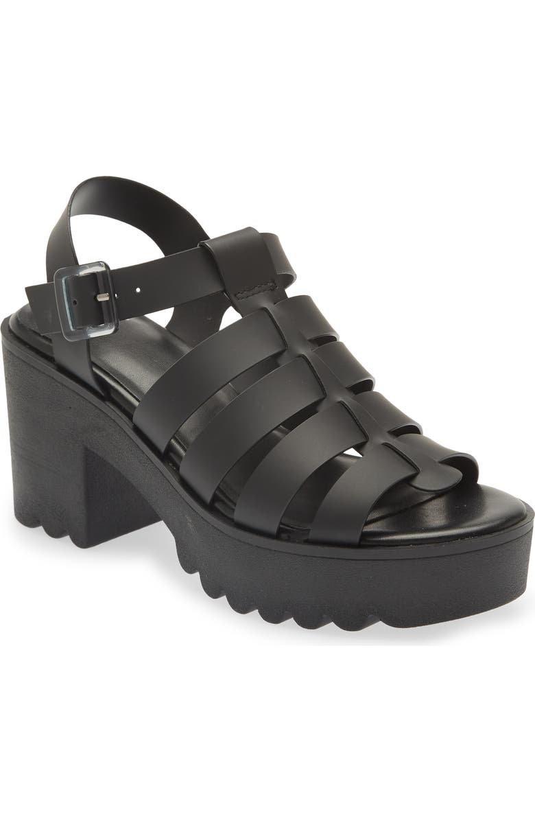 BP. Lug Platform Sandal, Main, color,
