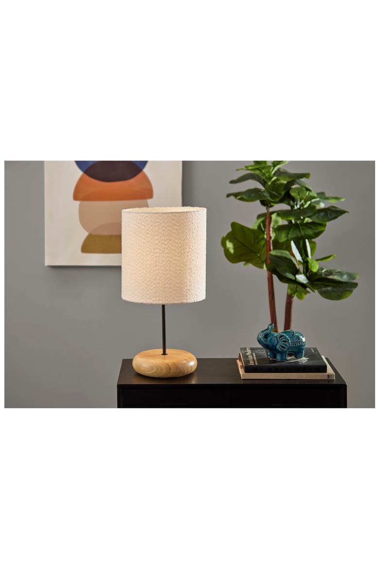 Brielle Tall Table Lamp, Alternate, color, NATURAL WOOD / BLACK