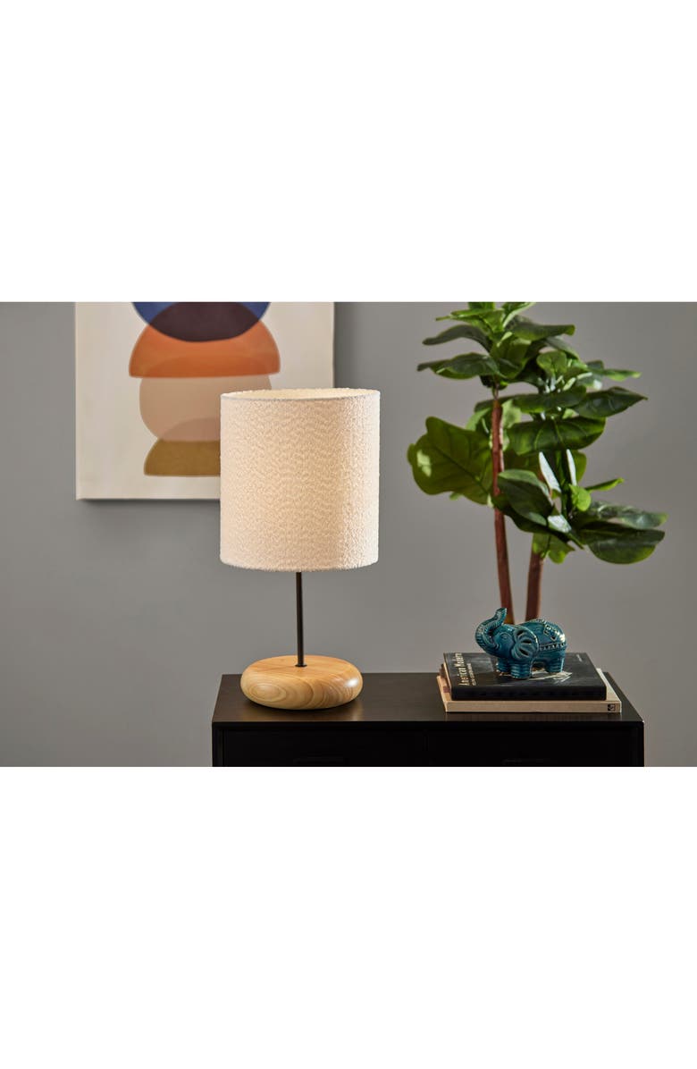 ADESSO LIGHTING Brielle Tall Table Lamp, Alternate, color, Natural Wood / Black