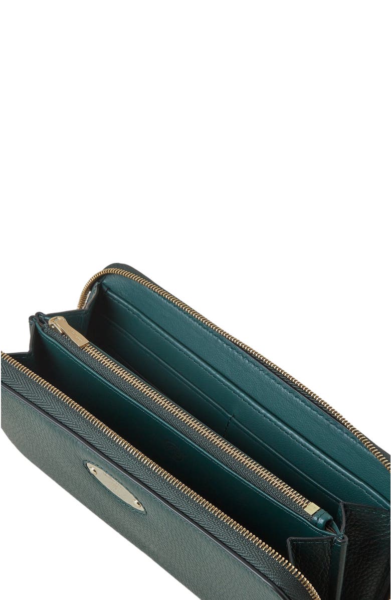 Mulberry Plaque 8 Card Leather Zip Wallet, Alternate, color,