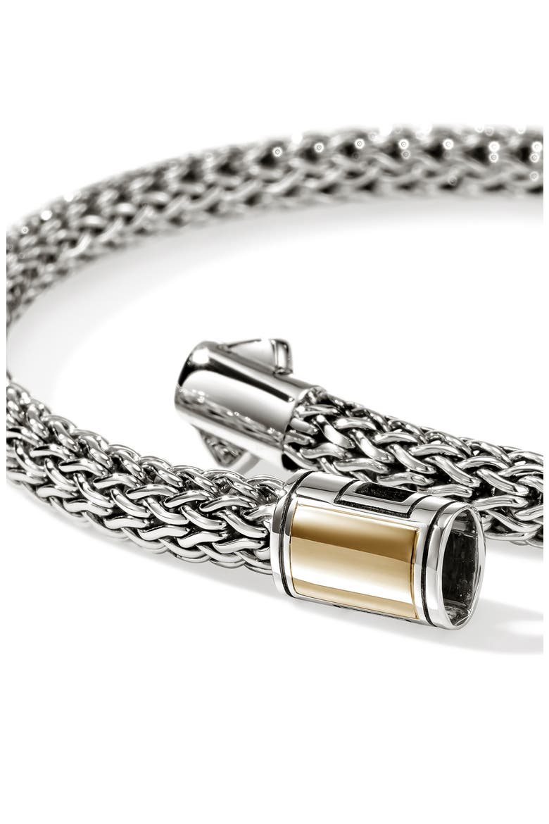 Icon Bracelet, 5mm, Alternate, color, SILVER AND GOLD