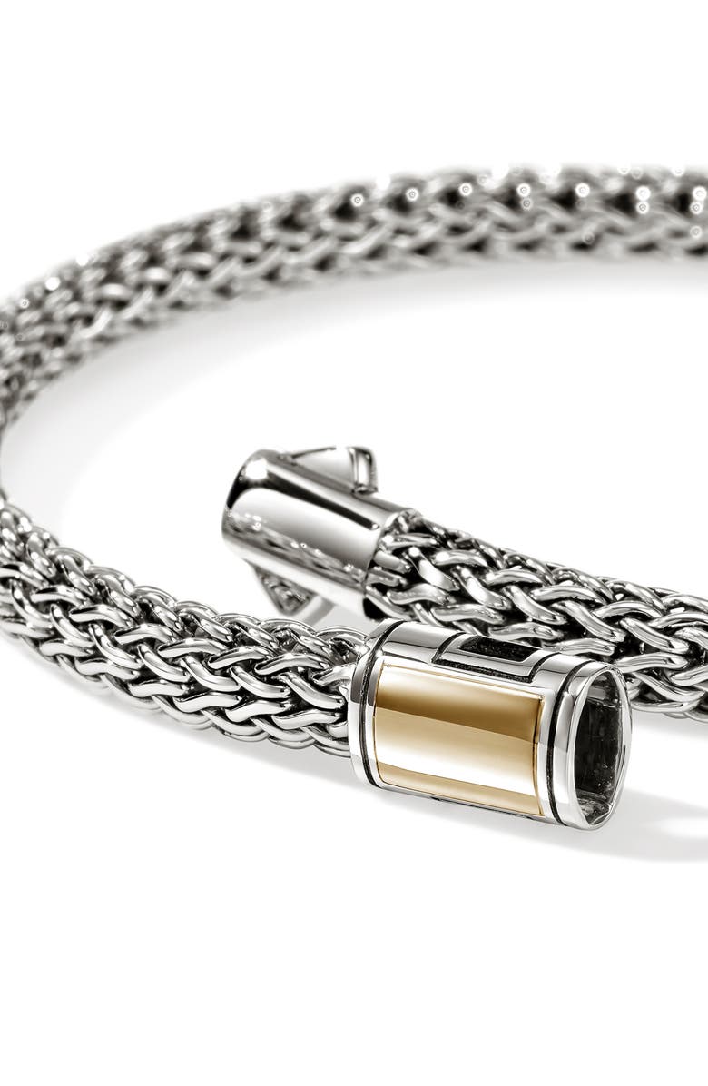 John Hardy Icon Bracelet, 5mm, Alternate, color, Silver And Gold