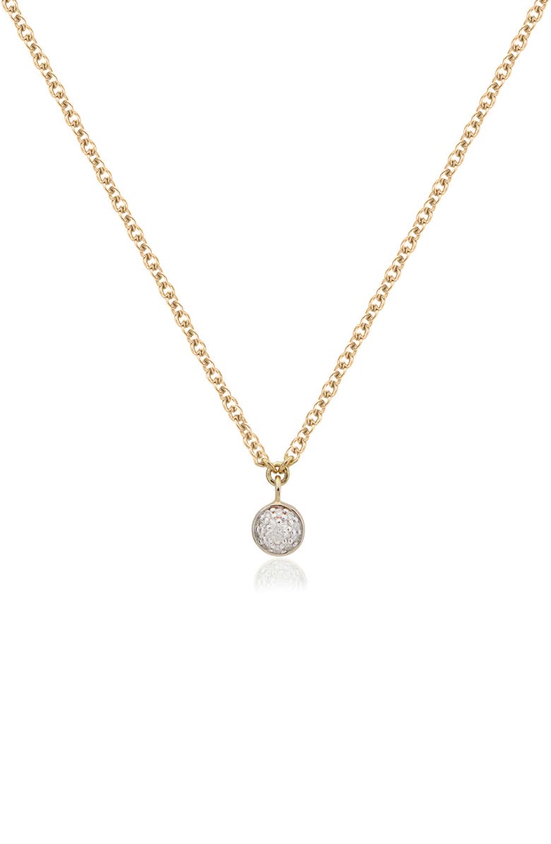 Monica Vinader Fiji Diamond Pendant Necklace, Main, color, 
