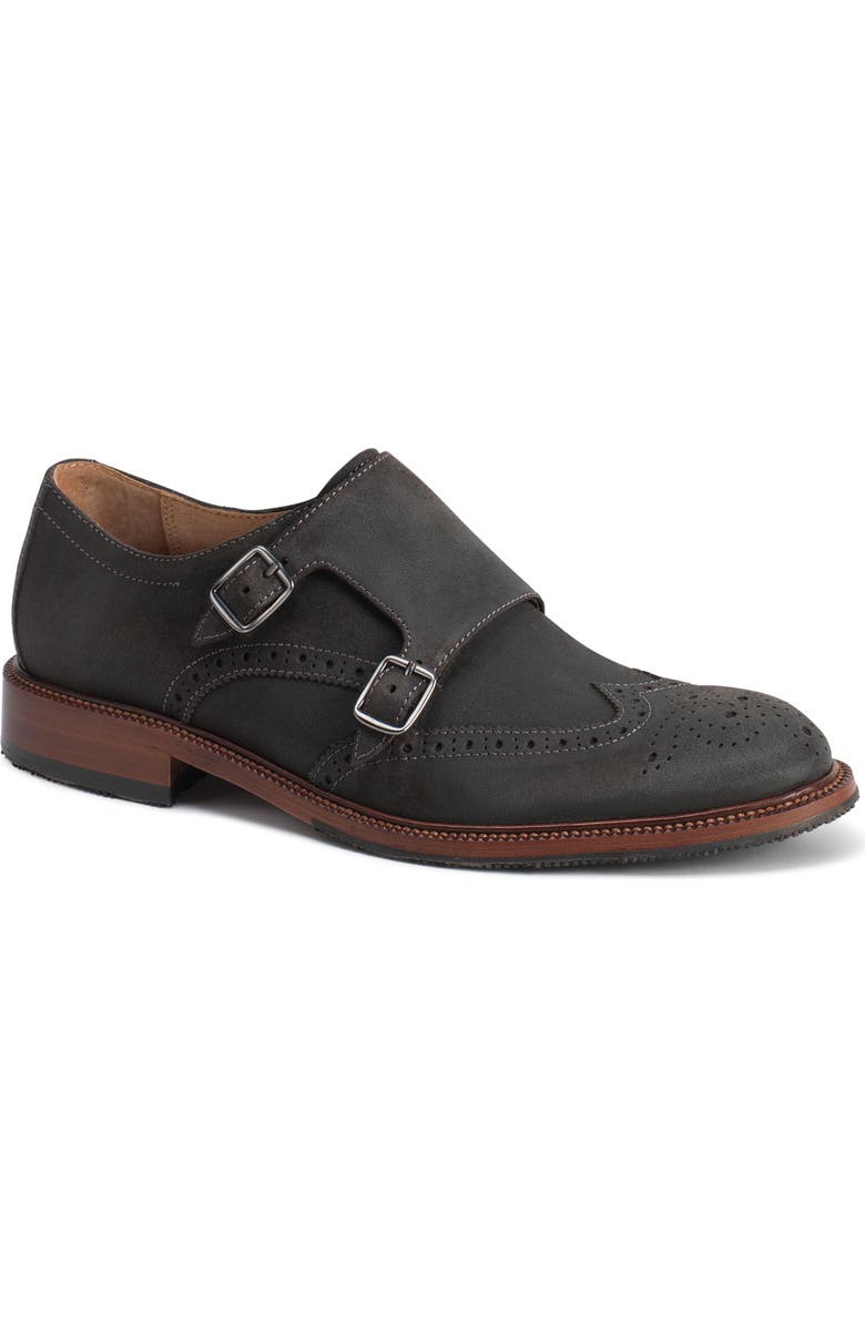 Trask Leland Double Monk Strap Shoe, Main, color,