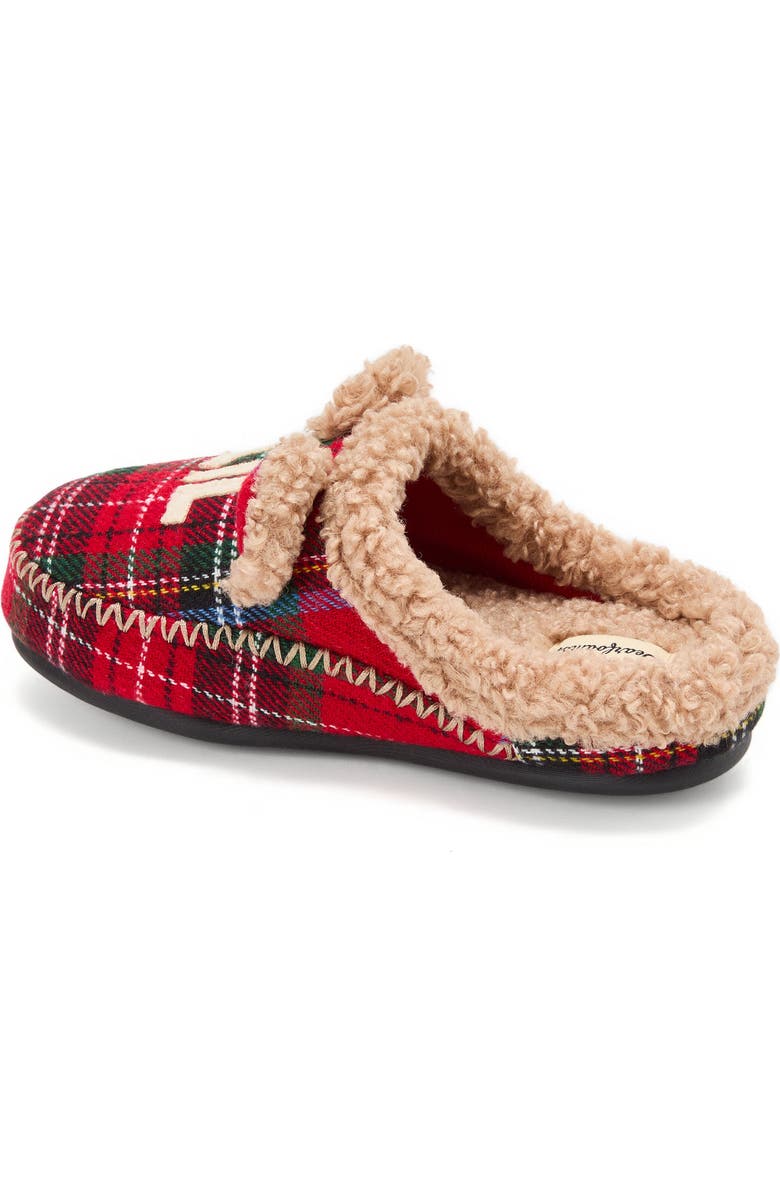DEARFOAMS Lil Bear Closed Back Slipper, Alternate, color, Plaid