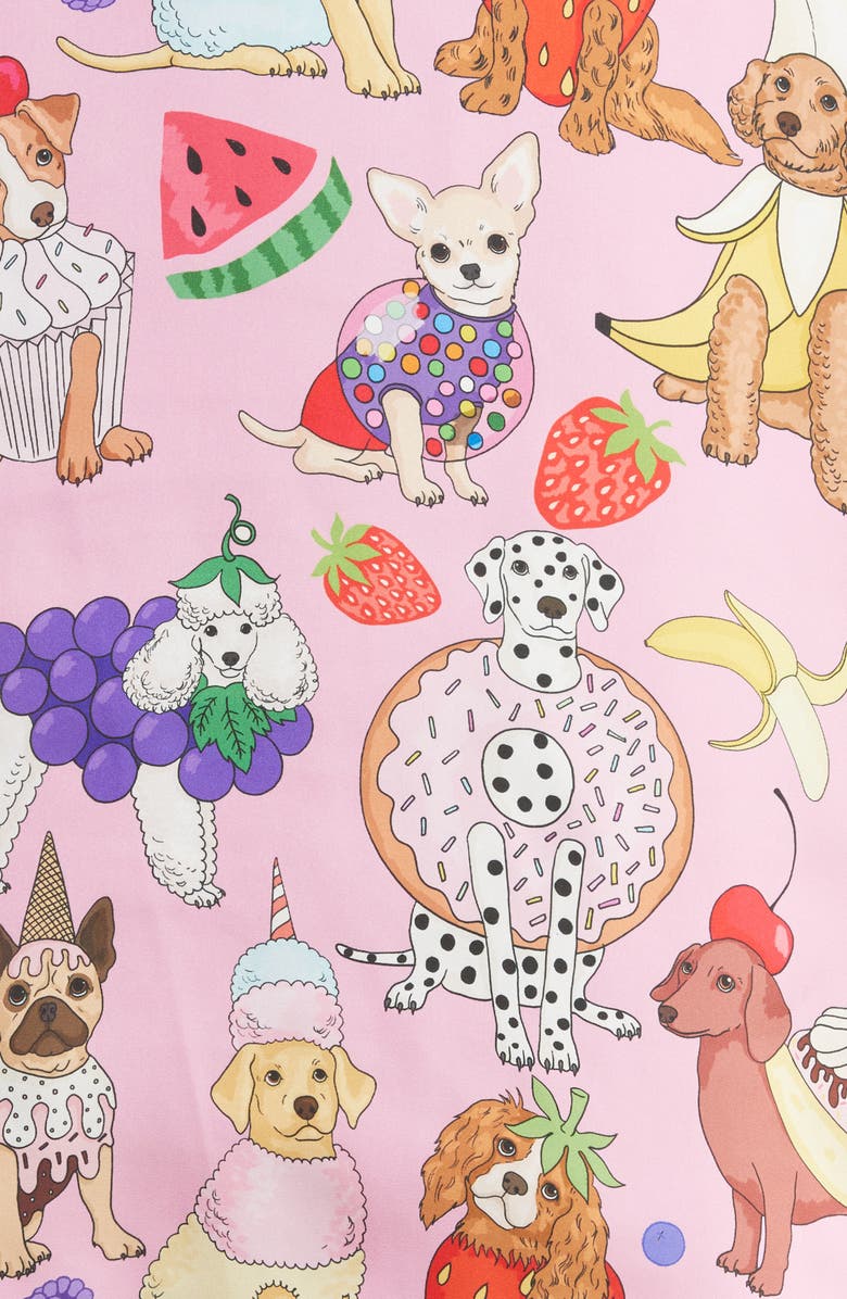 Karen Mabon Dessert Dogs Satin Pajamas, Alternate, color, 