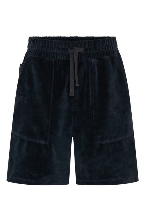 Tiny Tribe Kids' Corduroy Drawstring Shorts In Blue
