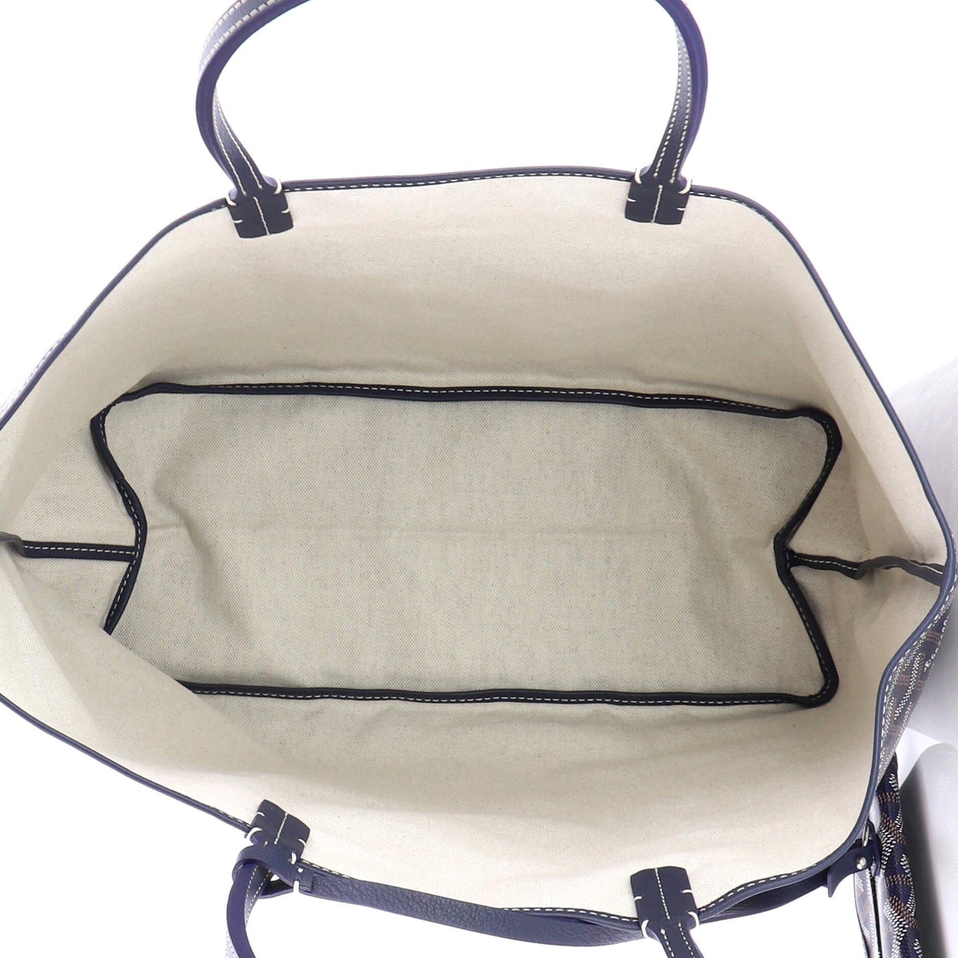 Pre-Owned Goyard Saint Louis Tote Coated Canvas PM, Alternate, color, Blue