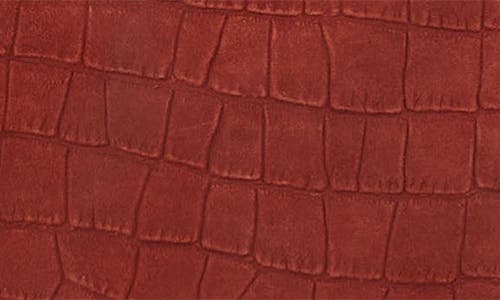 Hobo Render Croc Embossed Leather Shoulder Bag