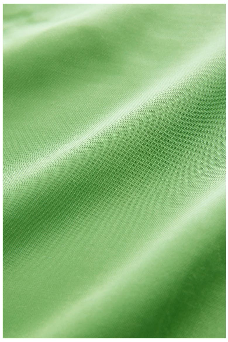 Lace Trim Satin Tank, Alternate, color, GREEN