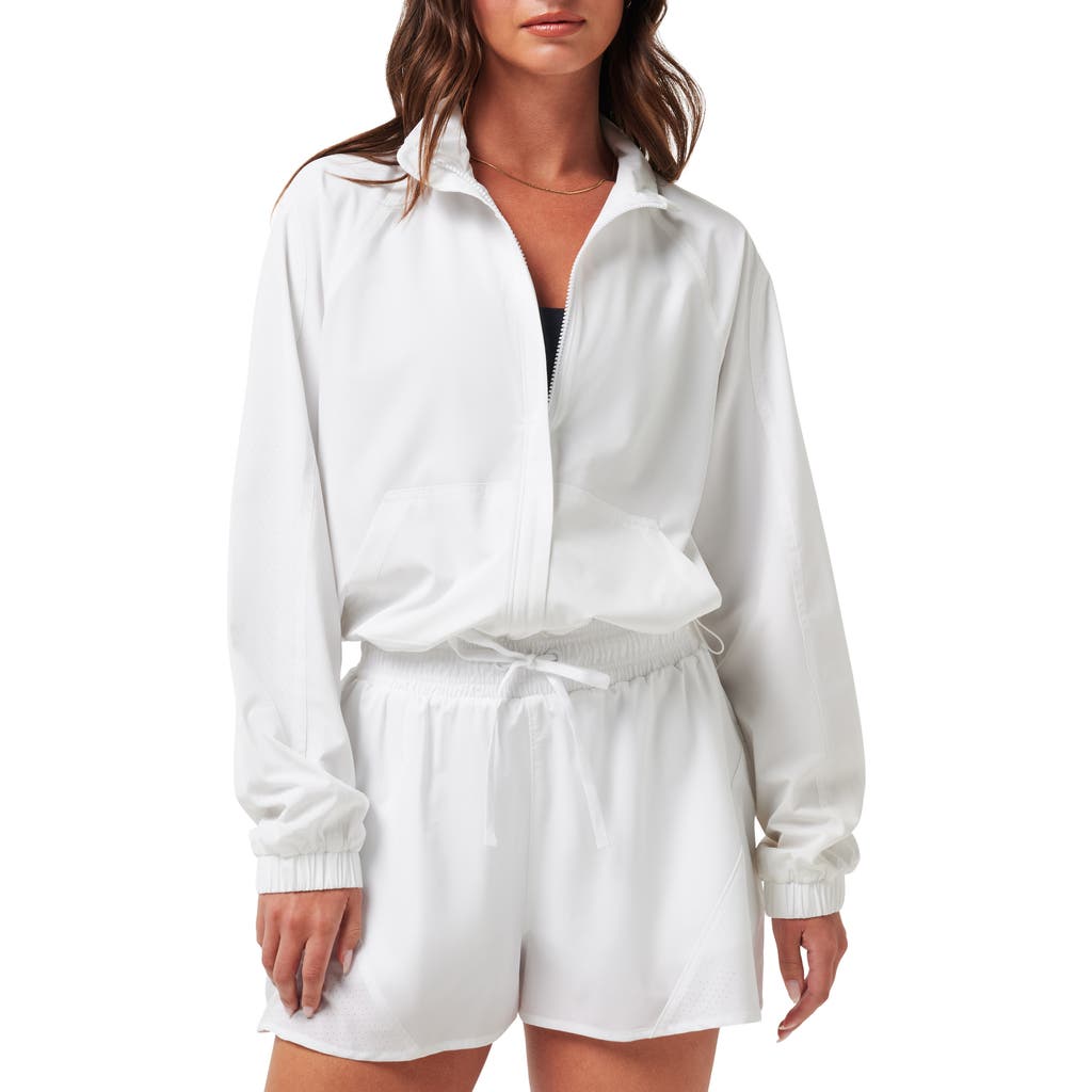 Travismathew Shifting Sands Zip Jacket In White