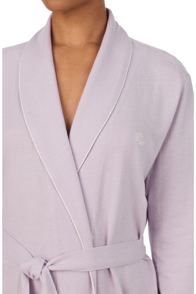 Cotton Robe, Alternate, color, LAVENDPT