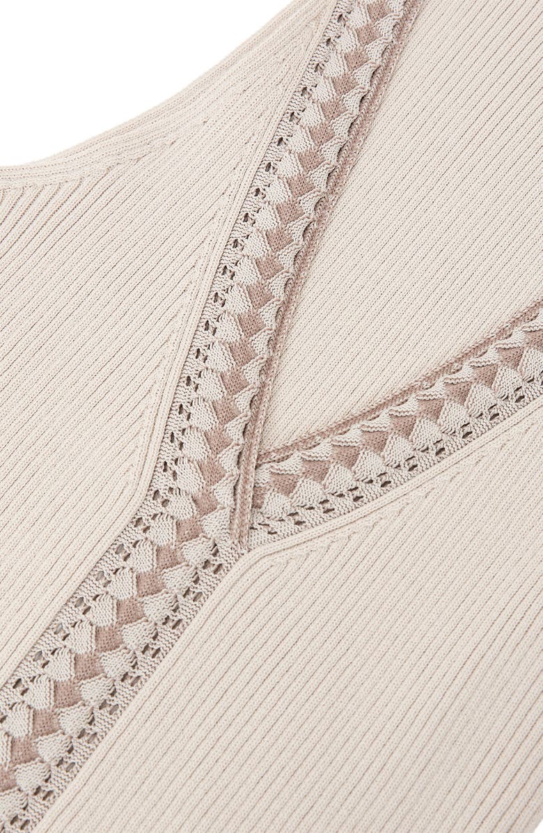 Reiss Nora Rib Tank, Alternate, color, Neutral