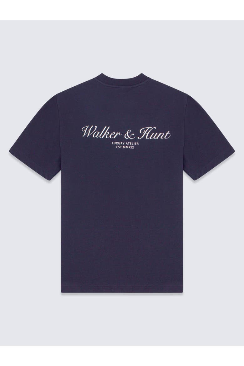 Oversized Crew Tee, Alternate, color, Navy