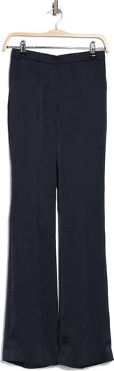 Slim Fit Crushed Satin Pants