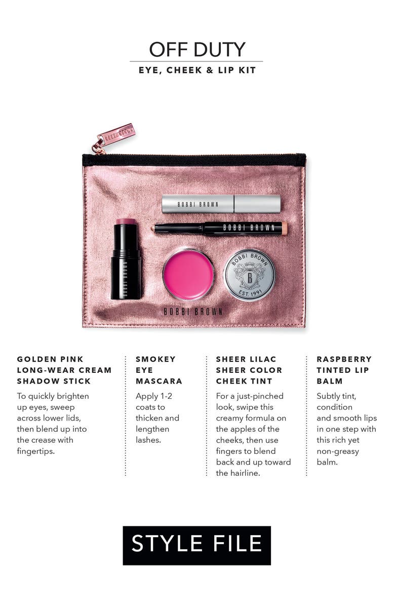 Bobbi Brown Style File Off Duty Eye, Cheek & Lip Kit, Alternate, color, 