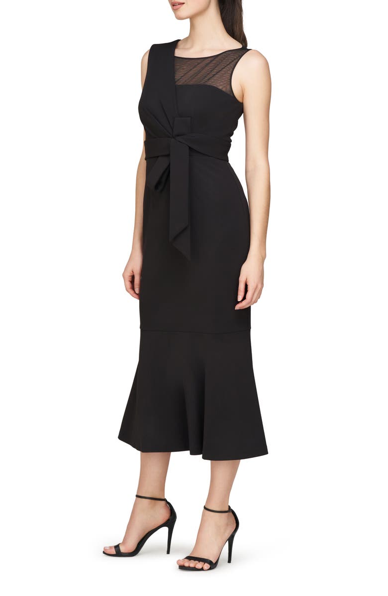 JS Collections Joanna Asymmetric Neck Cocktail Dress, Alternate, color,