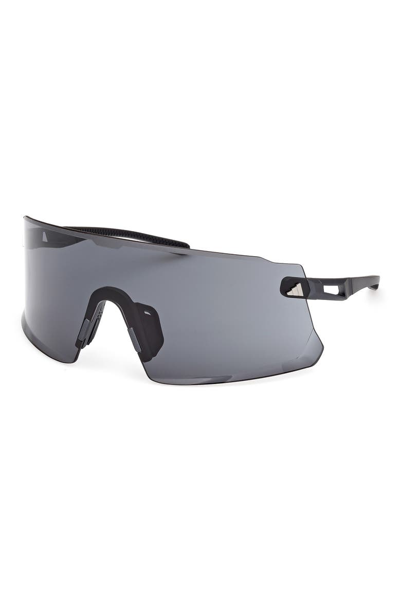 120mm Shield Sports Sunglasses, Alternate, color, MATTE BLACK / SMOKE
