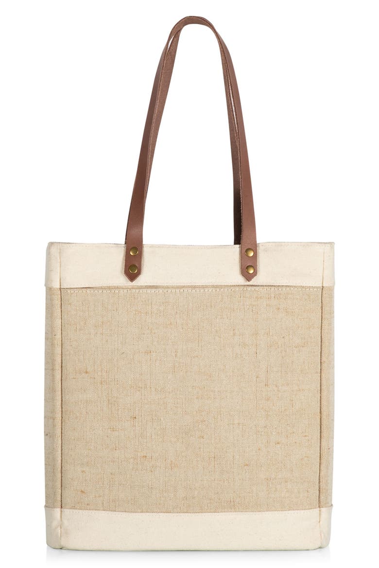 Pinot 3 Bottle Wine Bag, Main, color, BEIGE