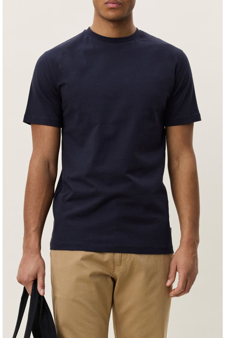 Flower Organic Cotton Graphic T-Shirt, Main, color, DARK BLUE NIGHT