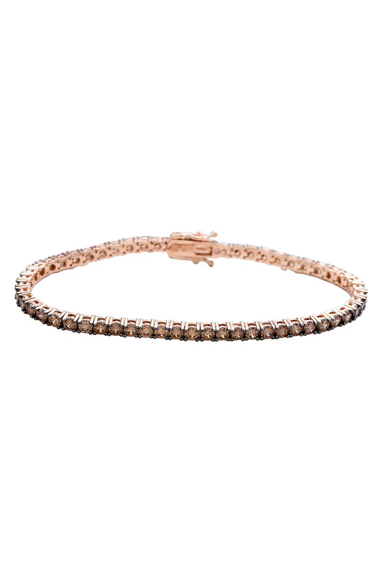 Pavé Tennis Bracelet, Main, color, ROSE