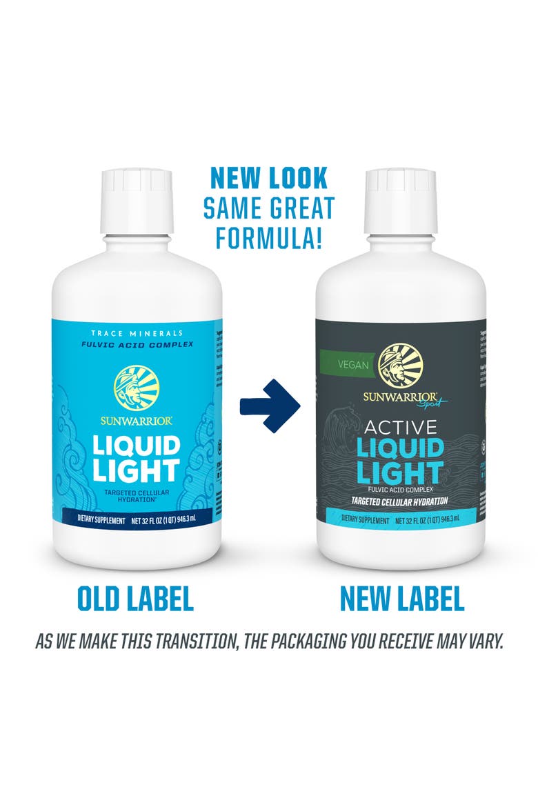 Liquid Light Fulvic Acid Trace Mineral Liquid Complex, Vegan, 32 fl oz, Alternate, color, No Color