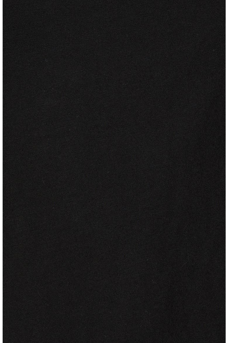 Logo Patch Cotton T-Shirt, Alternate, color, BLACK