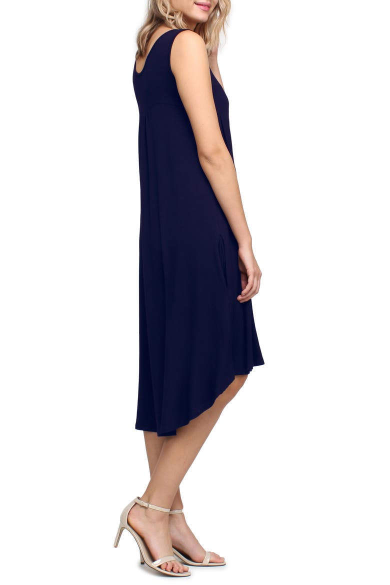 Makena Maternity/Nursing Dress, Alternate, color, BLUE