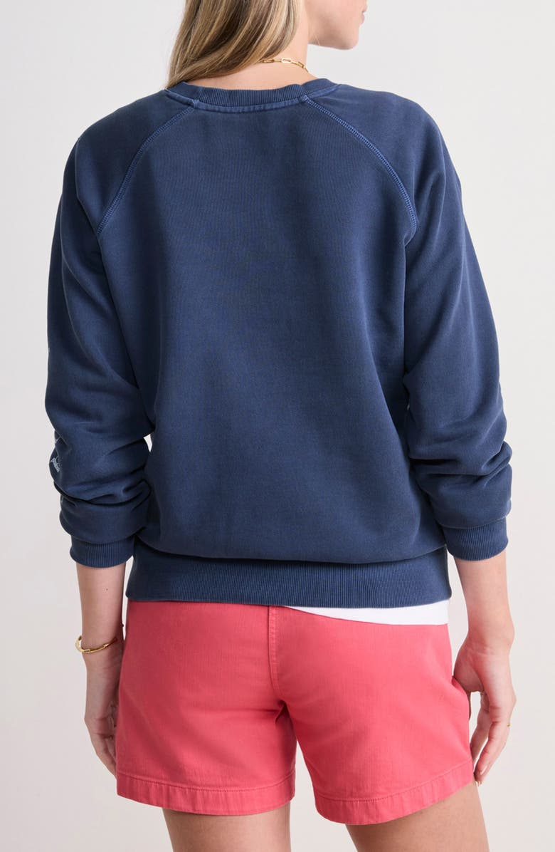 vineyard vines Whale Logo Raglan Terry Sweatshirt, Alternate, color, 