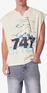 mnml Nail Print Graphic Cutoff T-Shirt