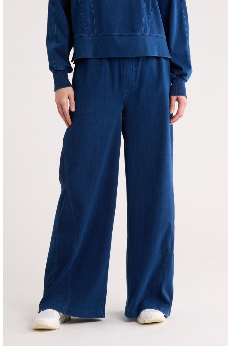 Lennon Wide Leg Pants, Main, color, WASHED FOREVER DENIM