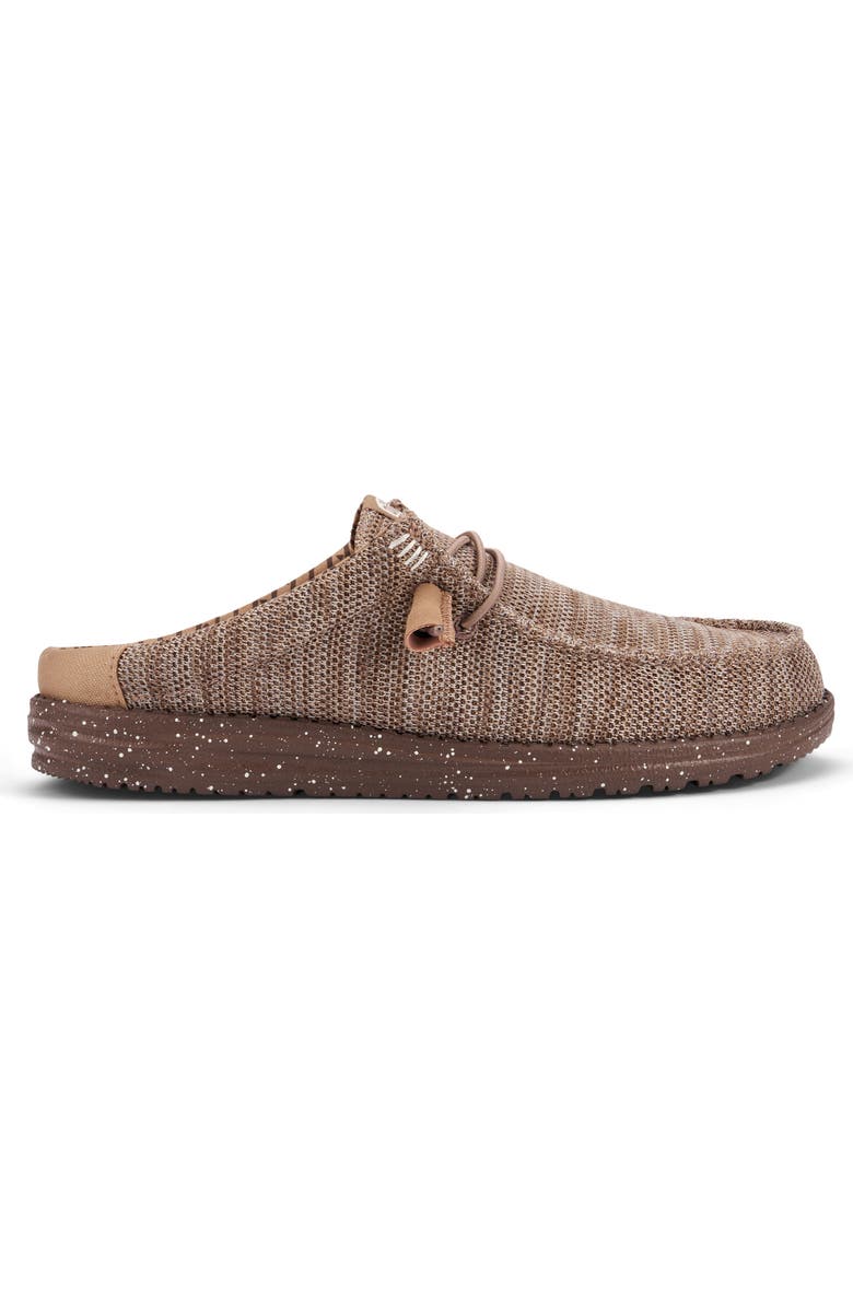 Hey Dude Wally Stretch Sox Slip-On, Alternate, color, Deep Taupe/ Chantrelle Tan