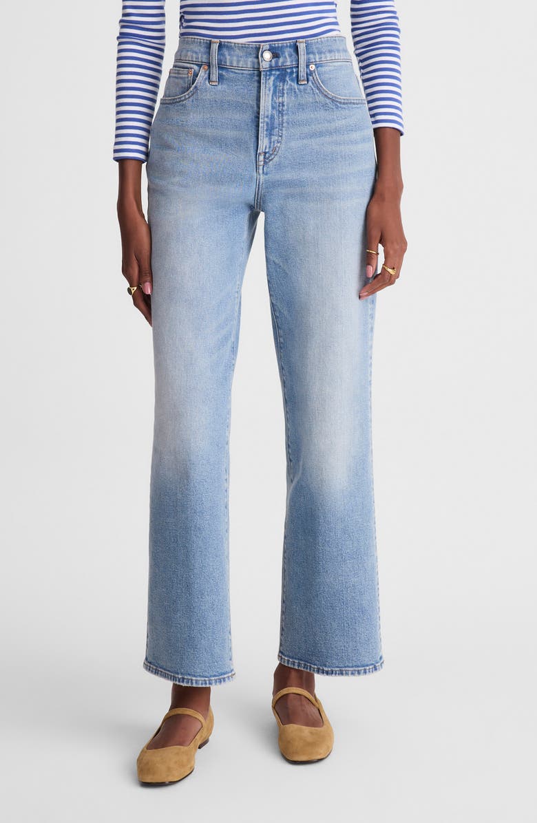 Madewell The Perfect Vintage Crop Wide Leg Jeans, Main, color, Raebrook Wash