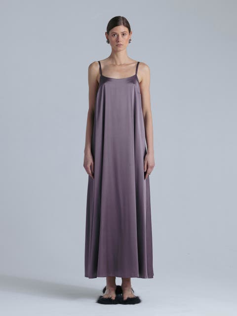 Aphrodite Sleeveless Silk Maxi Dress