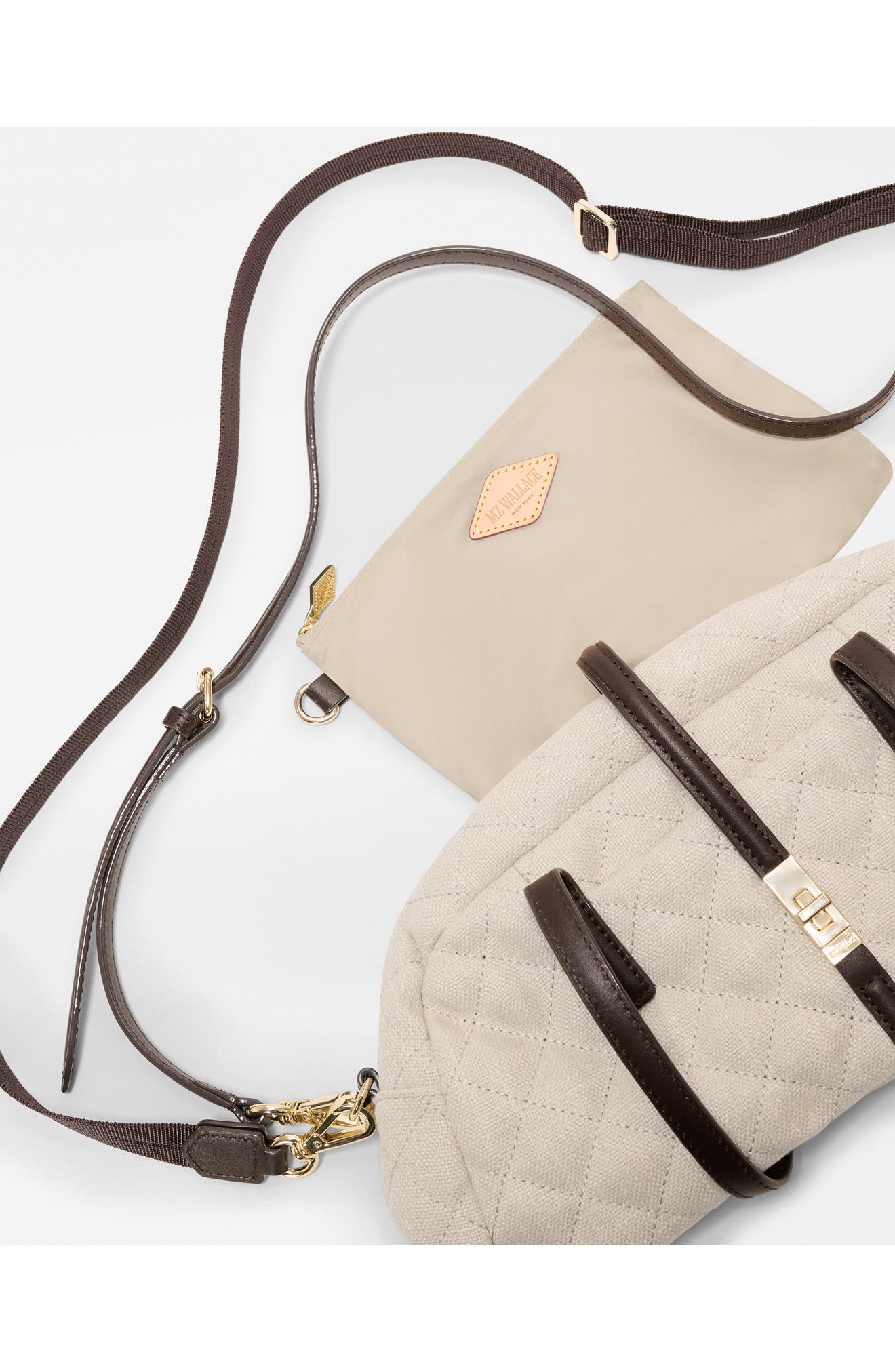 Small Astor Satchel, Alternate, color, SANDY LINEN