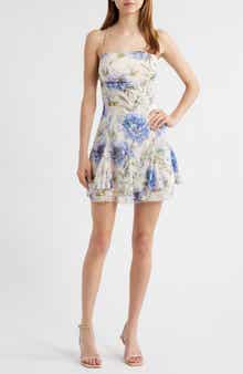 Lulus Bria Sleeveless Chiffon Minidress