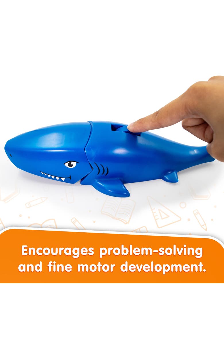 Junior Learning Shark Chomper Educational Game, Alternate, color, Blue