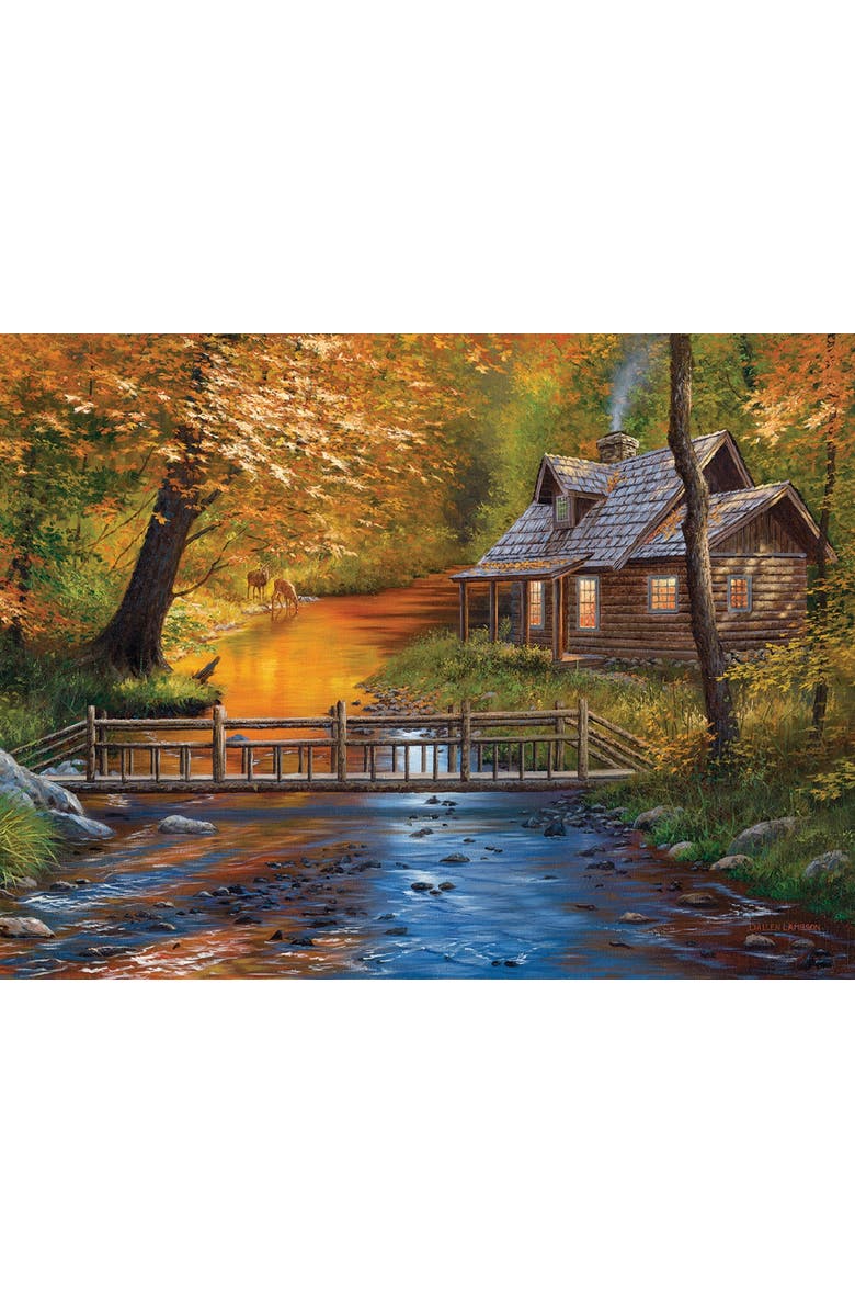 Sunsout Creekside Neighbors 500 piece Jigsaw Puzzle for Adults, Alternate, color, Multicolor