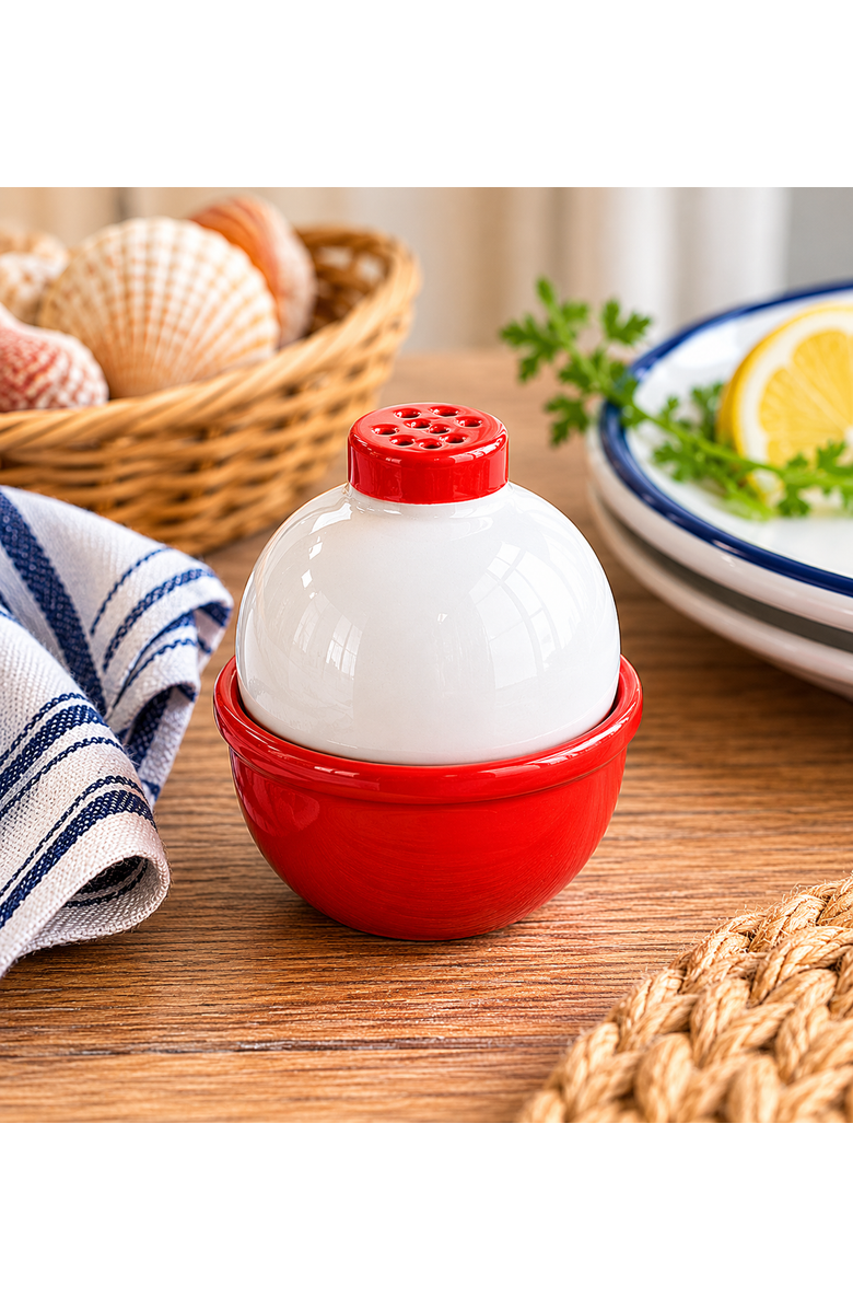 Beachcombers Bobber 2-Piece Salt & Pepper Set, Alternate, color, Red