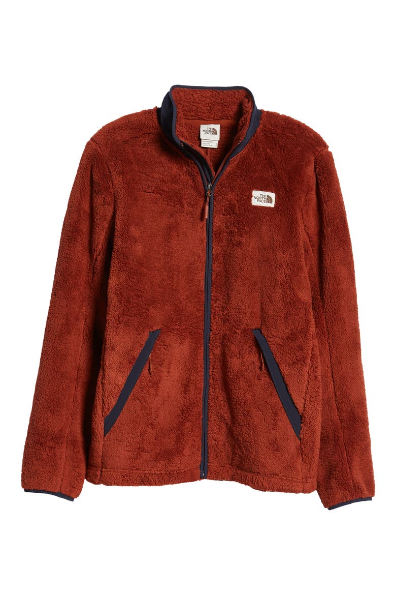 Denali 2 Zip Up Jacket, Main, color, BRANDY BROWN/ AVIATOR NAVY